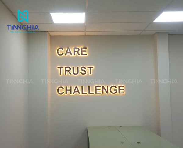 CHỮ NỔI CÂU KHẨU HIỆU GẮN TƯỜNG