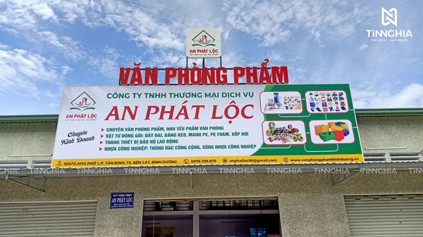 Làm Biển Công Ty Mica Bình Dương