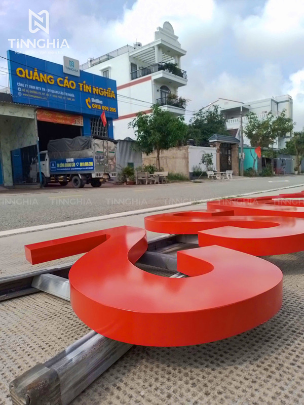 GIA CÔNG CHỮ INOX THỦ DẦU MỘT