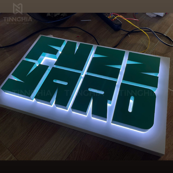 BẢNG HIỆU CHỮ INOX LED BÌNH DƯƠNG | Quảng Cáo Tín Nghĩa Lắp Đặt