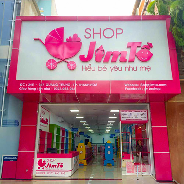 Mẫu Bảng Hiệu Cửa Hàng Mẹ Và Bé Bình Dương