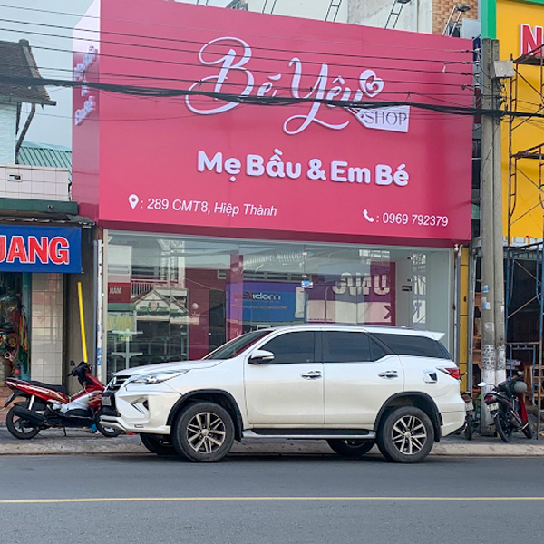 Mẫu Bảng Hiệu Cửa Hàng Mẹ Và Bé Bình Dương