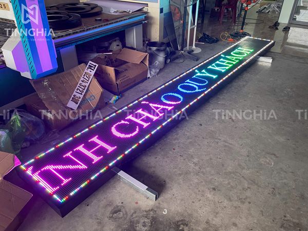 Chỗ làm biển hiệu LED neon, chữ nổi LED, đèn LED chạy chữ ở Dĩ An