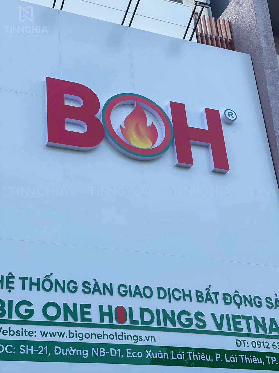 BẢNG HIỆU MẶT DỰNG ALU BÌNH DƯƠNG | CÔNG TY BOH VIỆT NAM