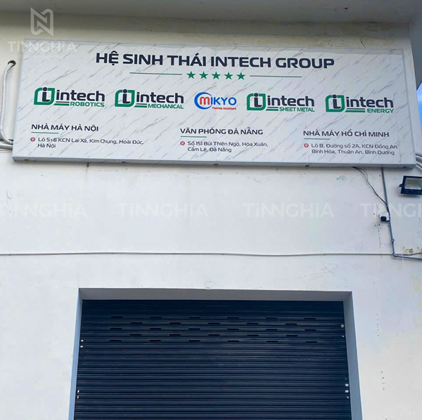 Thiết kế bảng hiệu nhựa giả đá chữ nổi Bình Dương