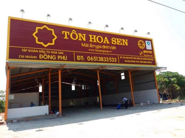Bảng Hiệu Vật Liệu Xây Dựng Bình Dương