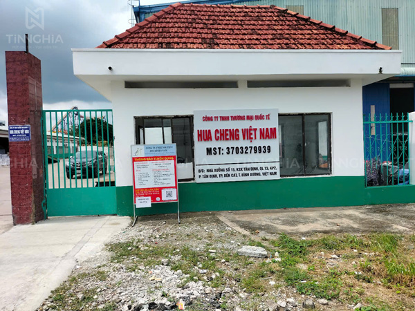 Làm biển hiệu ốp alu chữ nổi mica công ty TPHCM - Bình Dương