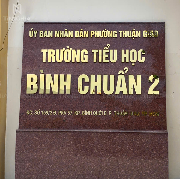 Làm bảng hiệu chữ nổi quảng cáo giá rẻ Bình Dương