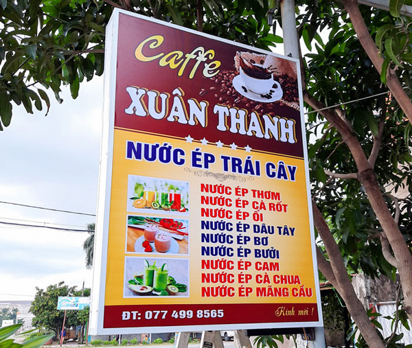 BIỂN HIỆU QUÁN COFFEE