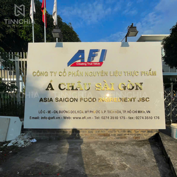 Biển Công Ty Inox Bình Dương