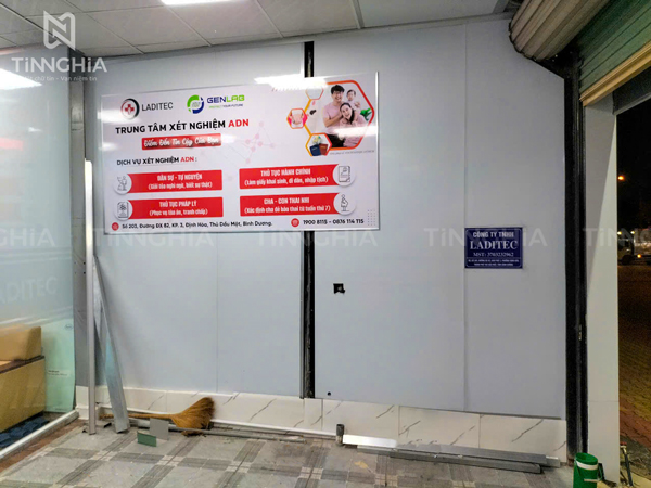 GẮN BIỂN HIỆU VĂN PHÒNG BÌNH DƯƠNG