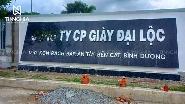 Làm bảng hiệu chữ nổi inox ở Bến Cát