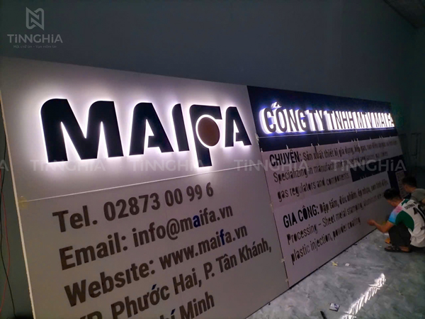 CHỮ NỔI MICA ĐÈN LED TPHCM