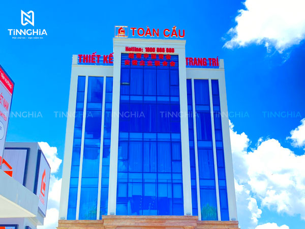 Làm chữ nổi mica tân uyên