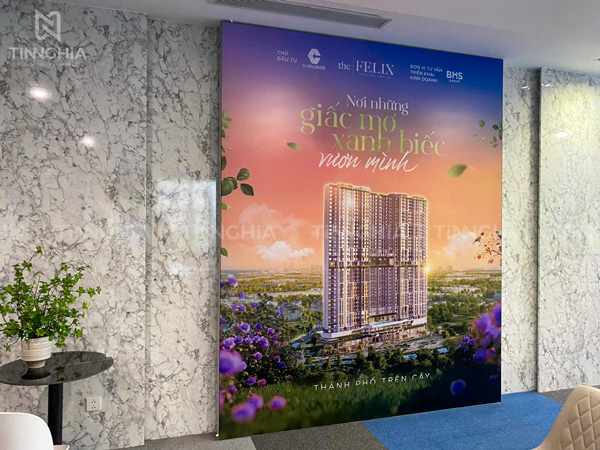 Báo giá làm hộp đèn bạt dẻo không viền gắn trong nhà (Mẫu biển hiệu lúc mở đèn và tắt đèn)