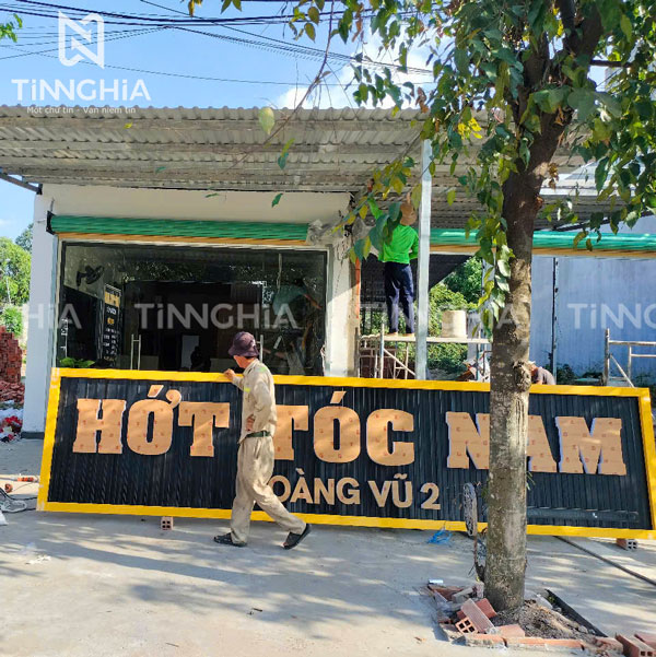 LÀM BẢNG HIỆU BẾN CÁT