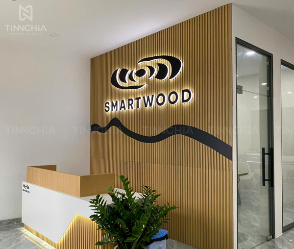 Chữ nổi mica LED đi sáng chân thu hút bắt mắt