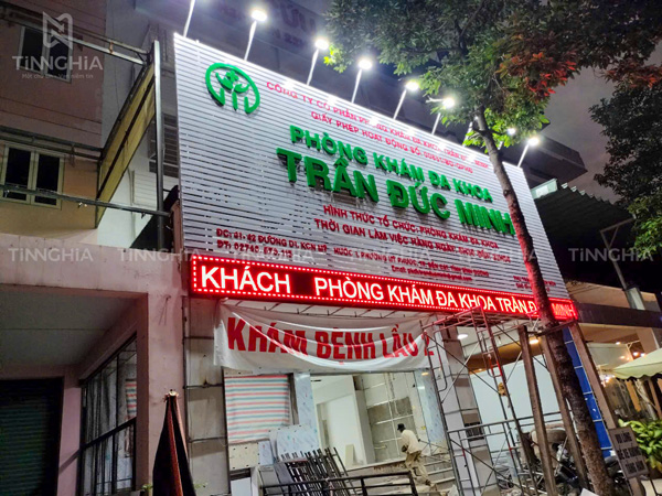 MẪU BẢNG HIỆU TÔN SÓNG CHỮ NỔI ĐẸP THU HÚT