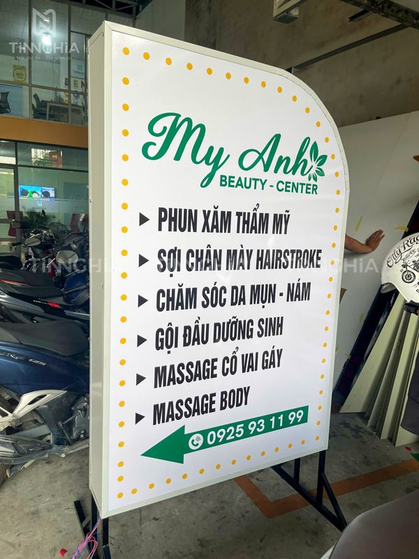 Dự án thi công bảng hiệu chữ nổi gắn tường, gắn nền đá, nền gạch của Tín Nghĩa