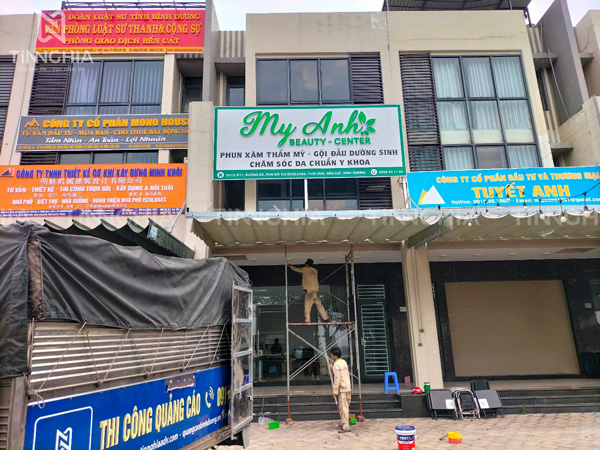 LÀM BẢNG QUẢNG CÁO SPA BÌNH DƯƠNG