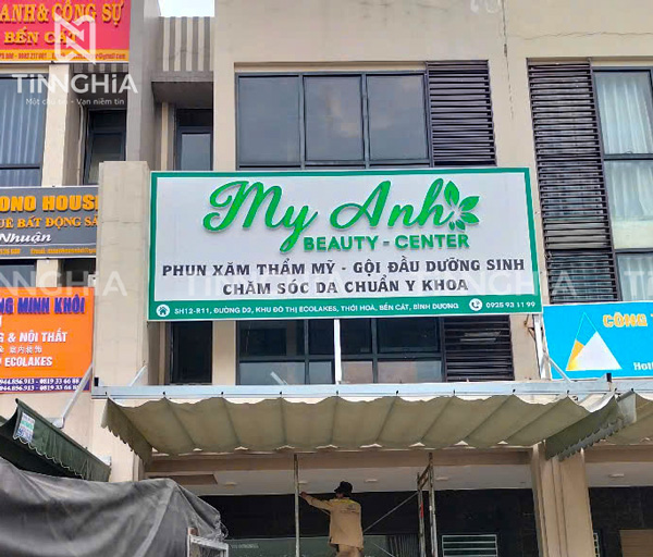 LÀM BẢNG QUẢNG CÁO SPA BÌNH DƯƠNG