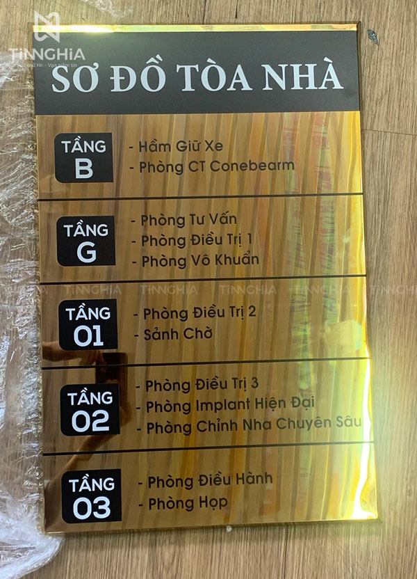 BẢNG PHÒNG BAN ĐẸP GIÁ RẺ