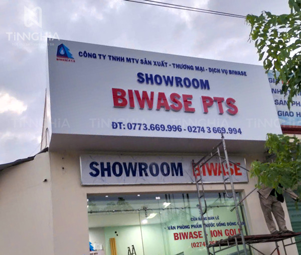 LÀM BẢNG HIỆU ALU CHỮ NỔI