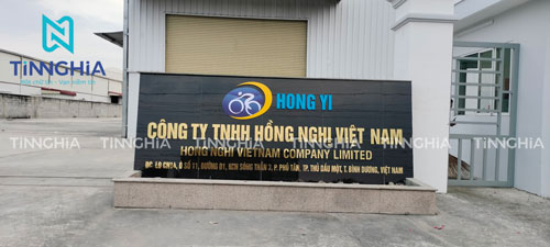 LÀM BIỂN HIỆU INOX TÂN UYÊN