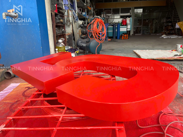 LÀM CHỮ NỔI INOX BÀU BÀNG