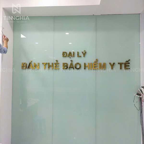 LÀM CHỮ NỔI INOX BÀU BÀNG