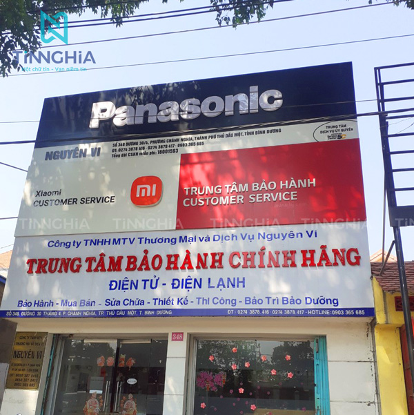 Dịch vụ thay bảng hiệu Bình Dương theo địa chỉ mới