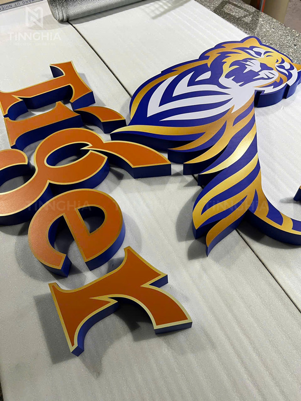 LOGO CHỮ NỔI INOX TPHCM BIA TIGER