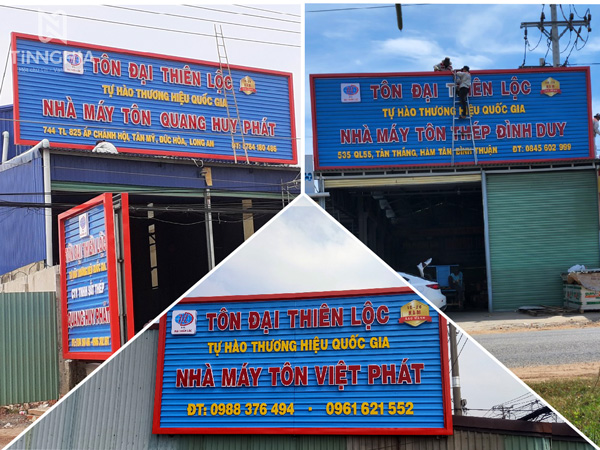 Thi Công Bảng Hiệu Chuỗi Cửa Hàng