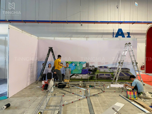 THI CÔNG GIAN HÀNG TRIỂN LÃM BÌNH DƯƠNG