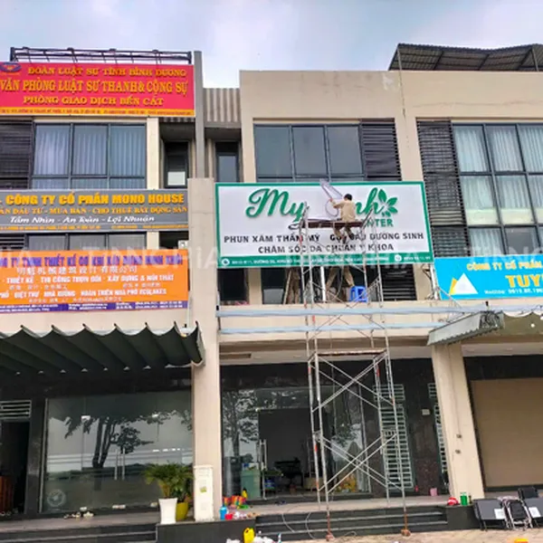 LÀM BẢNG QUẢNG CÁO SPA BÌNH DƯƠNG | BIỂN DỊCH VỤ SPA, LÀM NAIL, HỚT TÓC ĐẸP