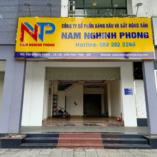 BIỂN HIỆU CÔNG TY BẾN CÁT | LÀM CHỮ QUẢNG CÁO, IN ẤN BẢNG HIỆU