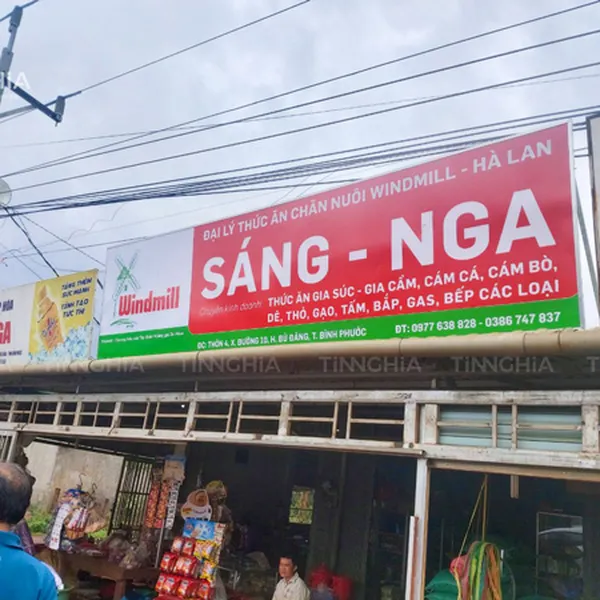 LÀM BẢNG HIỆU BẰNG TÔN | LÀM BIỂN HIỆU QUẢNG CÁO BÌNH DƯƠNG