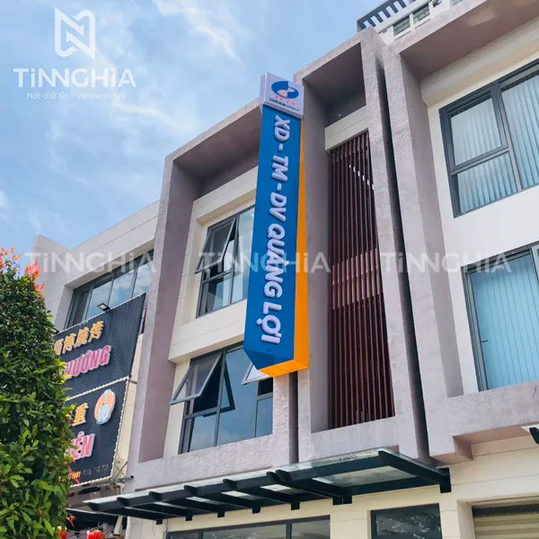 LÀM BẢNG HIỆU CÔNG TY BÀU BÀNG | BẢNG HIỆU ALU CHỮ NỔI