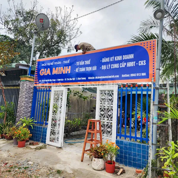 BẢNG CTY BÀU BÀNG | LÀM BIỂN TÊN CÔNG TY, BẢNG QUẢNG CÁO ĐẸP