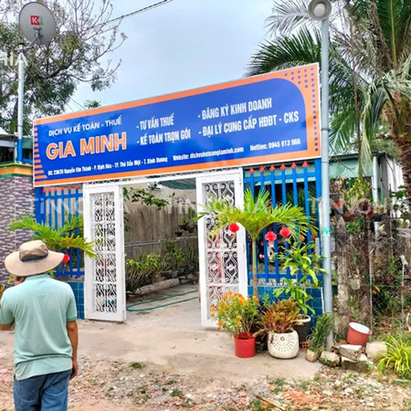 BẢNG CTY BÀU BÀNG | LÀM BIỂN TÊN CÔNG TY, BẢNG QUẢNG CÁO ĐẸP