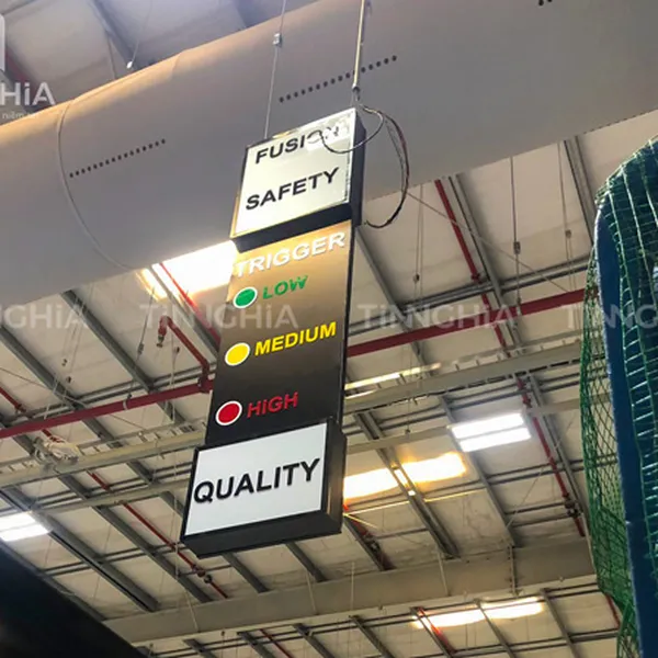 BẢNG ĐÈN LED QUẢNG CÁO BÀU BÀNG | LÀM BIỂN BÁO NHÀ XƯỞNG GẮN ĐÈN LED