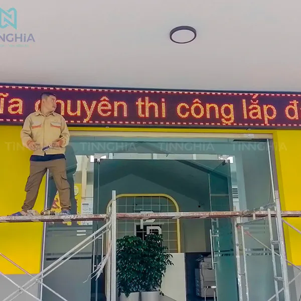BẢNG ĐÈN LED QUẢNG CÁO DĨ AN | LÀM BIỂN LED GIÁ RẺ
