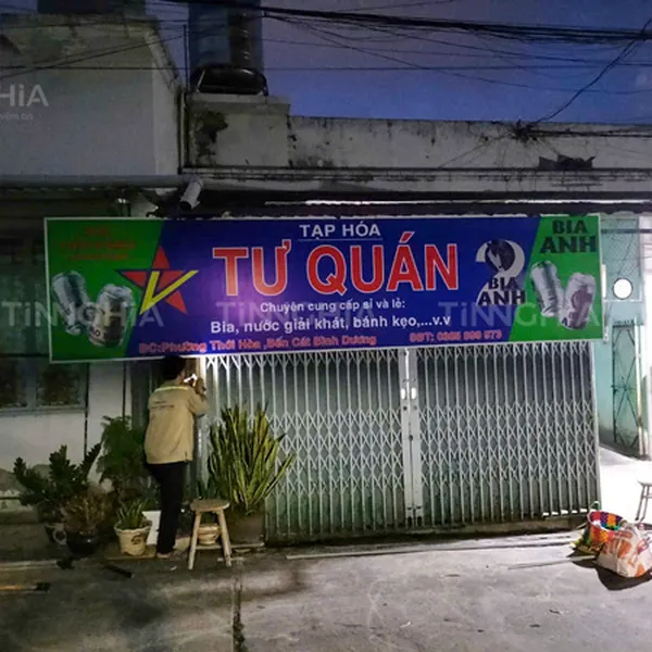 BẢNG HIỆU BẠT HIFLEX BẾN CÁT | CÔNG TY IN BẠT BÌNH DƯƠNG