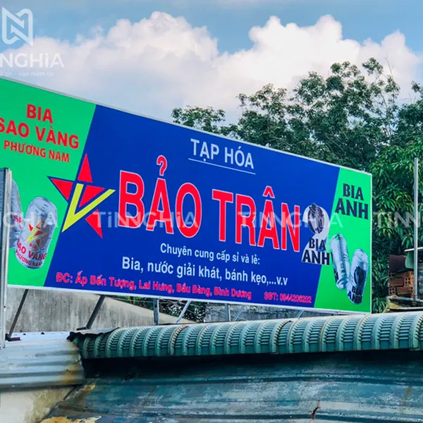 BẢNG HIỆU BẠT HIFLEX BẾN CÁT | CÔNG TY IN BẠT BÌNH DƯƠNG