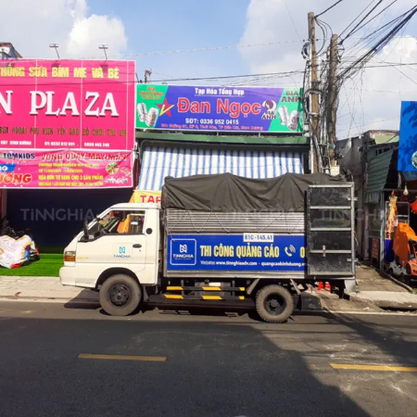 BẢNG HIỆU BẠT HIFLEX GIÁ RẺ | IN BẠT QUẢNG CÁO BÌNH DƯƠNG