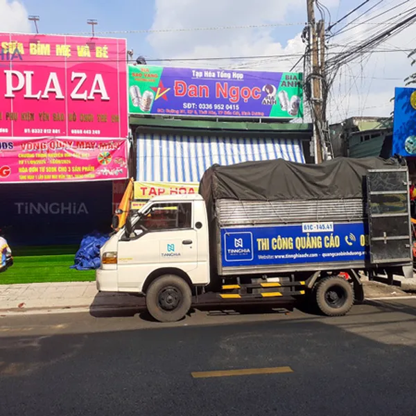 BẢNG HIỆU BẠT HIFLEX GIÁ RẺ | IN BẠT QUẢNG CÁO BÌNH DƯƠNG