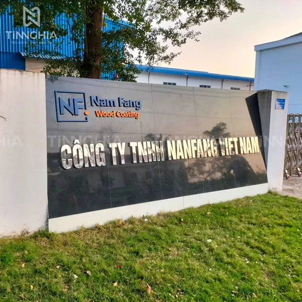 BẢNG LOGO INOX CHO CÔNG TY | LÀM LOGO CHỮ NỔI QUẢNG CÁO BÌNH DƯƠNG