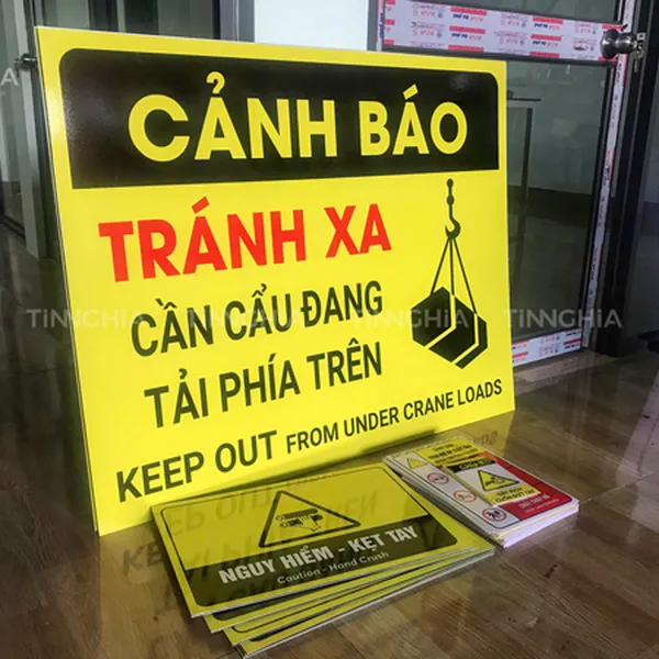 LÀM BIỂN BÁO CÔNG TRƯỜNG BÌNH DƯƠNG - BIỂN CẢNH BÁO Ở NHÀ XƯỞNG, CÔNG TRÌNH