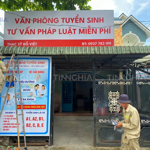 BIỂN BẠT KHUNG SẮT TÂN UYÊN | IN BẠT BỌC KHUNG SẮT BÌNH DƯƠNG