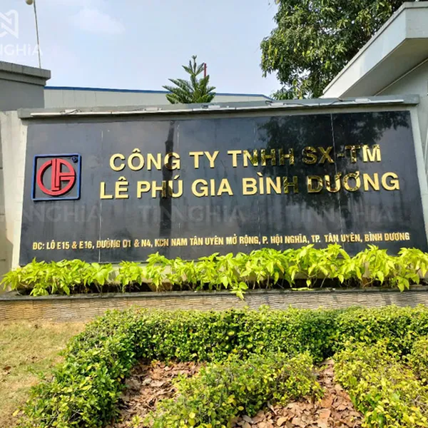 BIỂN CÔNG TY CHỮ INOX VÀNG | LÀM CHỮ NỔI INOX GIÁ RẺ